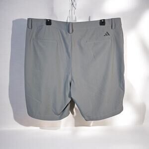 Adidas Shorts Mens 40 Gray Golf Performance Stretch Moisture Wicking Pockets